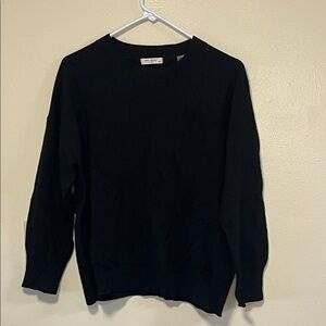 Equipment Black Crewneck Sweater
